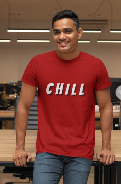 Chill Red Regular Unisex Tshirt